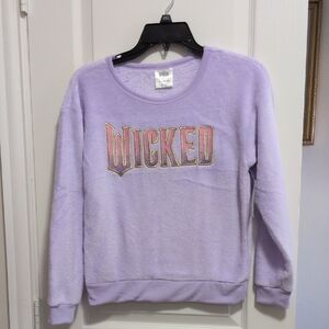 Wicked Plush Embroidered Girls Sweatshirt